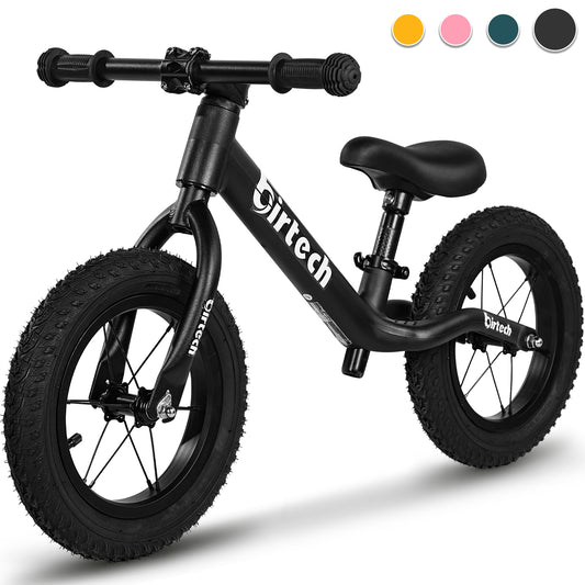 Birtech Balance Bike Lightweight 12" Nylon Frame Black