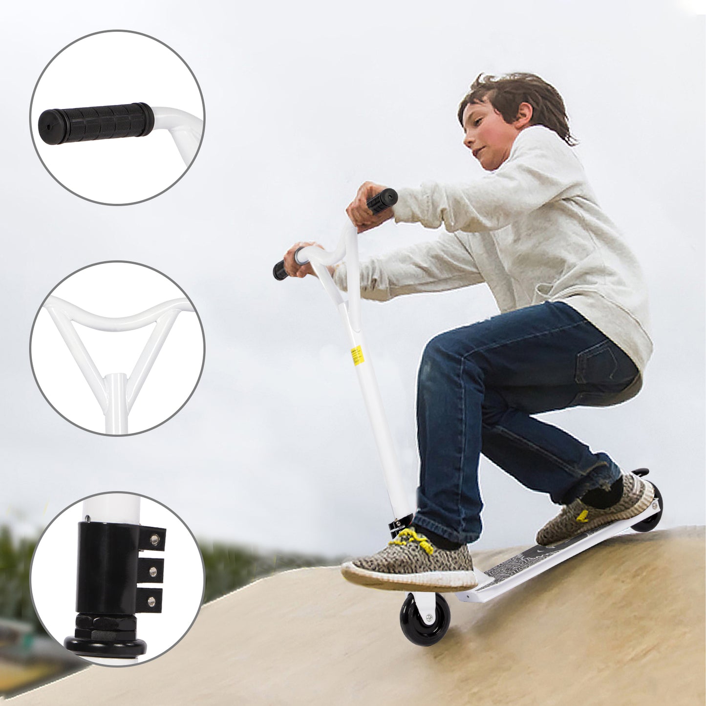 Birtech Stunt Scooter Beginner Level White