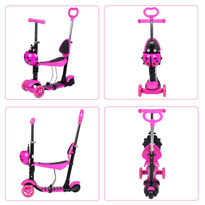 Birtech 3 Wheels Scooter Pink Beatles