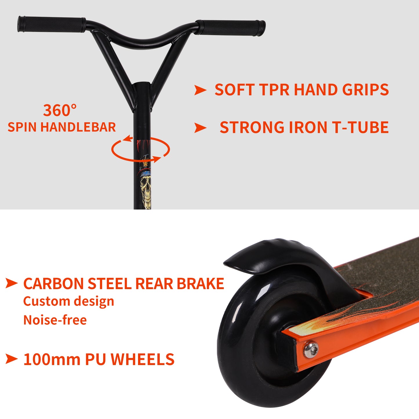 Birtech Stunt Scooter Beginner Level Orange