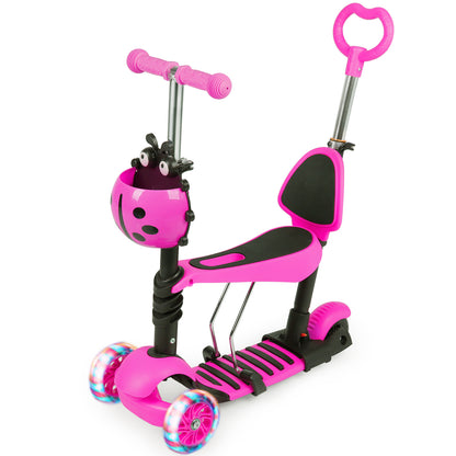 Birtech 3 Wheels Scooter Pink Beatles