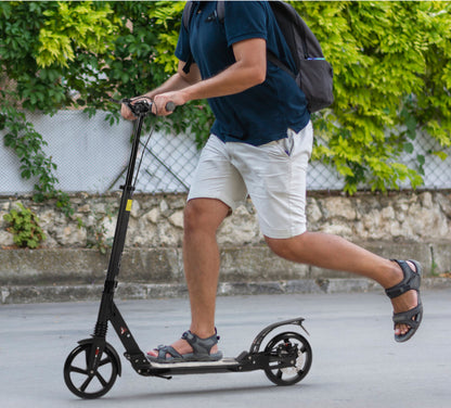 Birtech Adults Kick Scooter Black with Disc Brakes