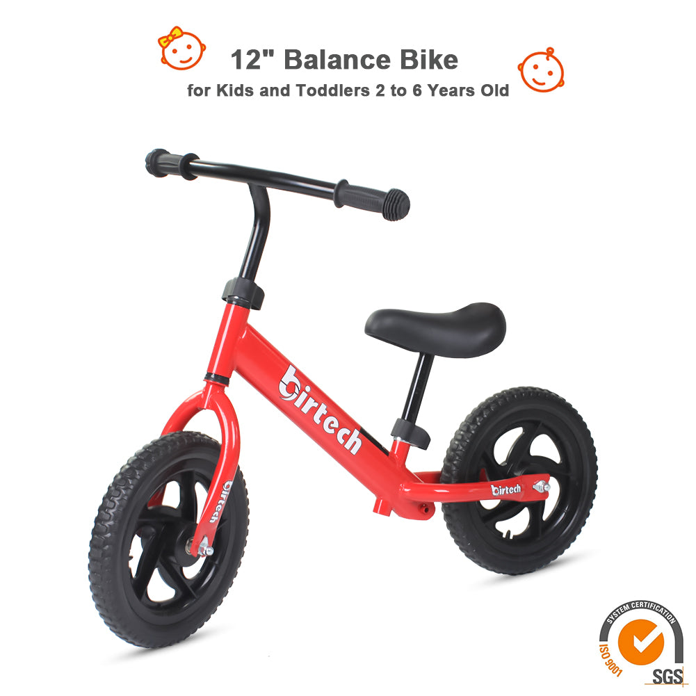 Birtech 12" Balance Bikes for Kids Toddlers