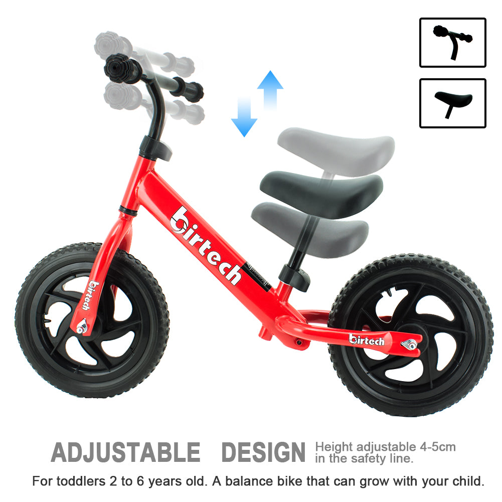 Birtech 12" Balance Bikes for Kids Toddlers