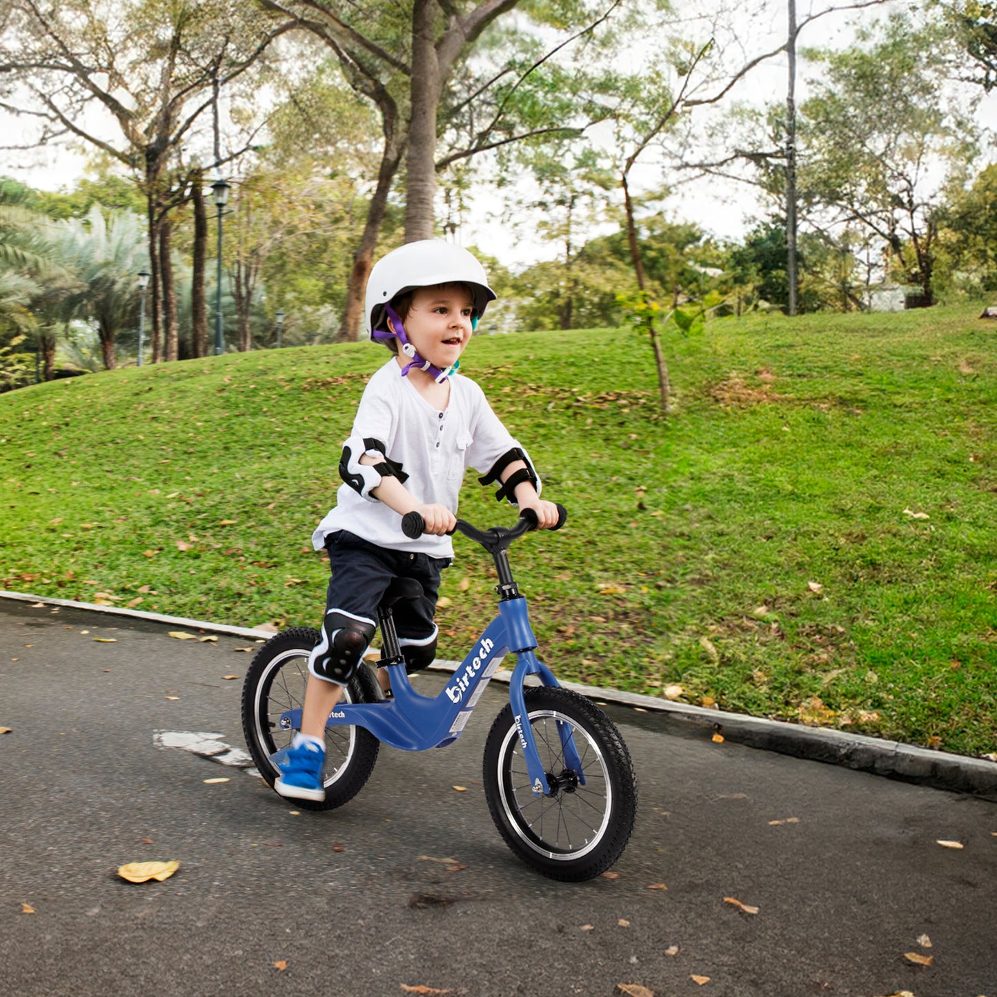 Birtech Kids Balance Bike 14" Magnesium Alloy Frame Blue