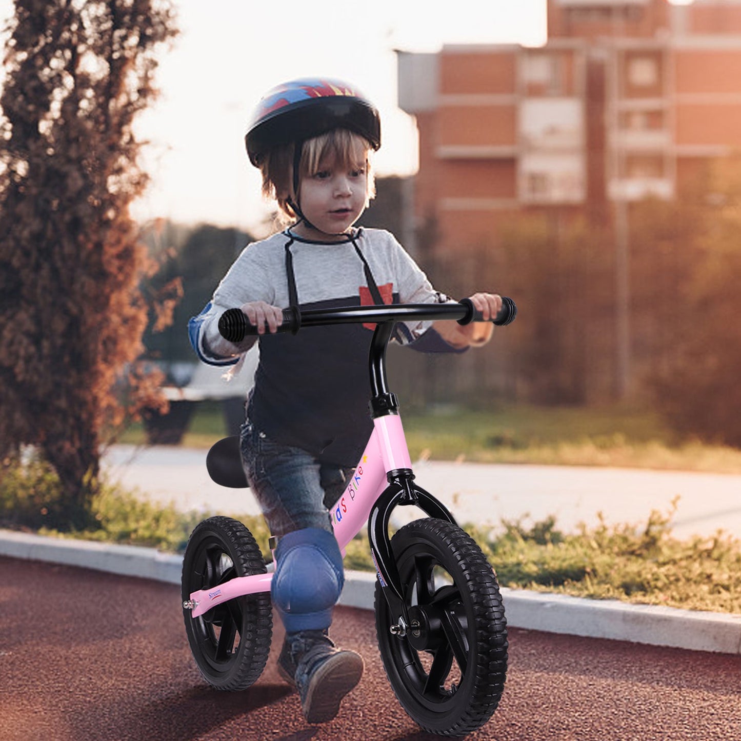 Birtech 12" Kids Balance Bike with Adjustable Handlebar