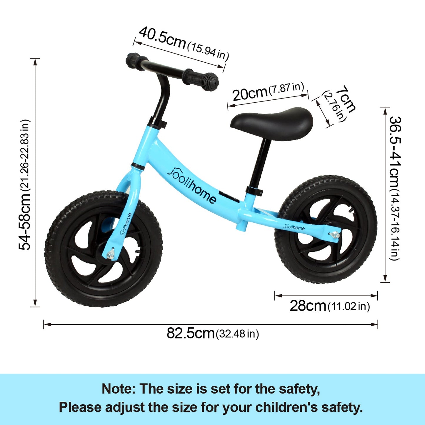 Joolihome 12" Balance Bike