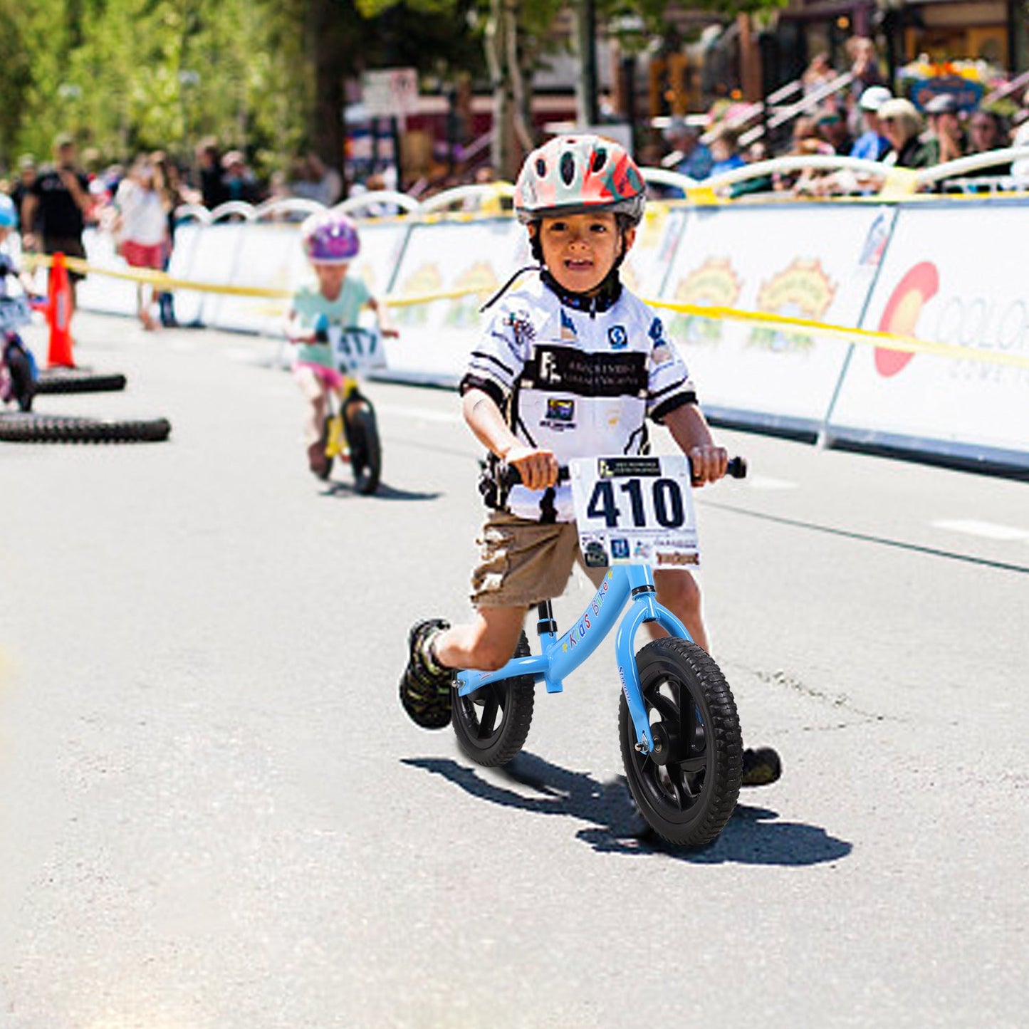 Birtech 12" Kids Balance Bike with Adjustable Handlebar