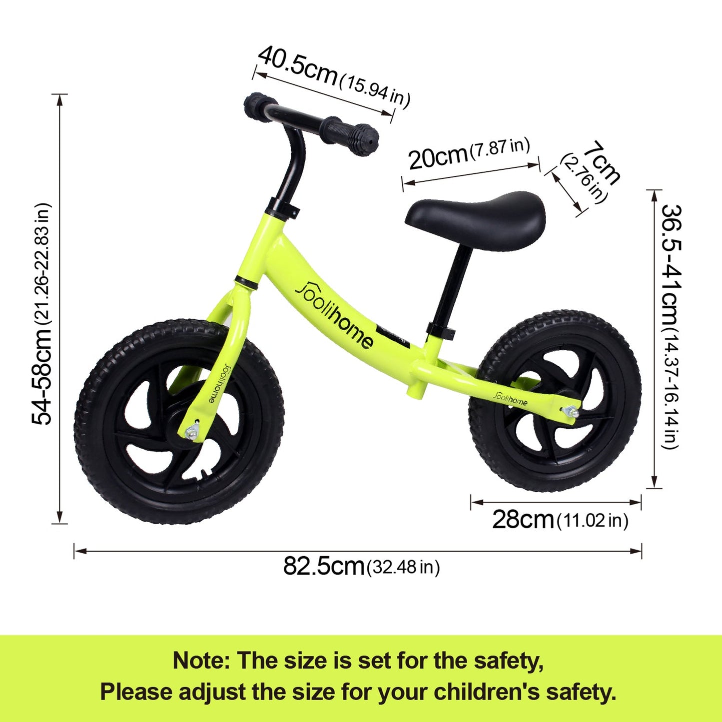 Joolihome 12" Balance Bike