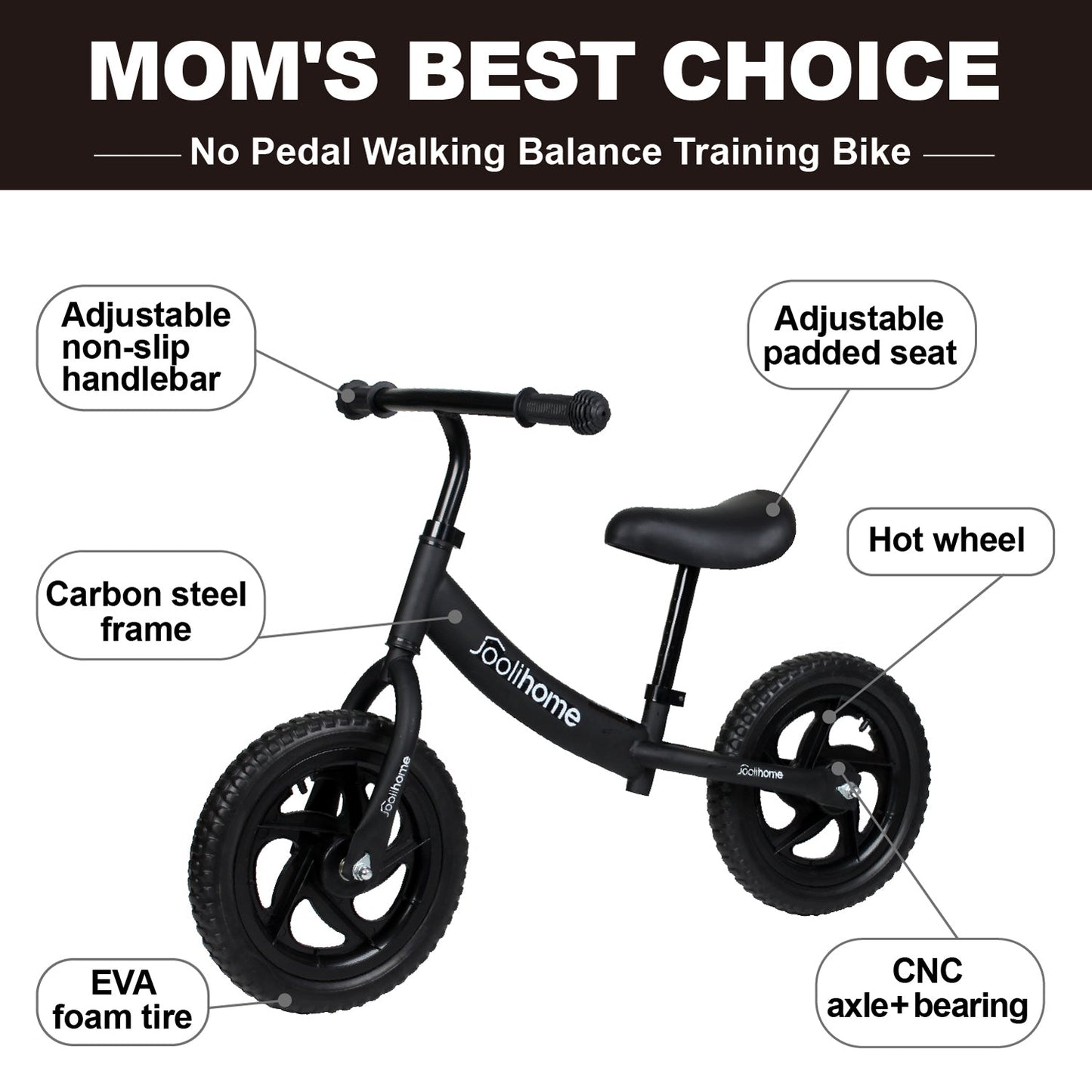 Joolihome 12" Balance Bike