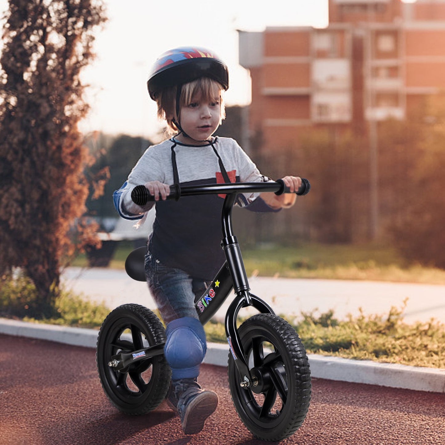 Birtech 12" Kids Balance Bike with Adjustable Handlebar