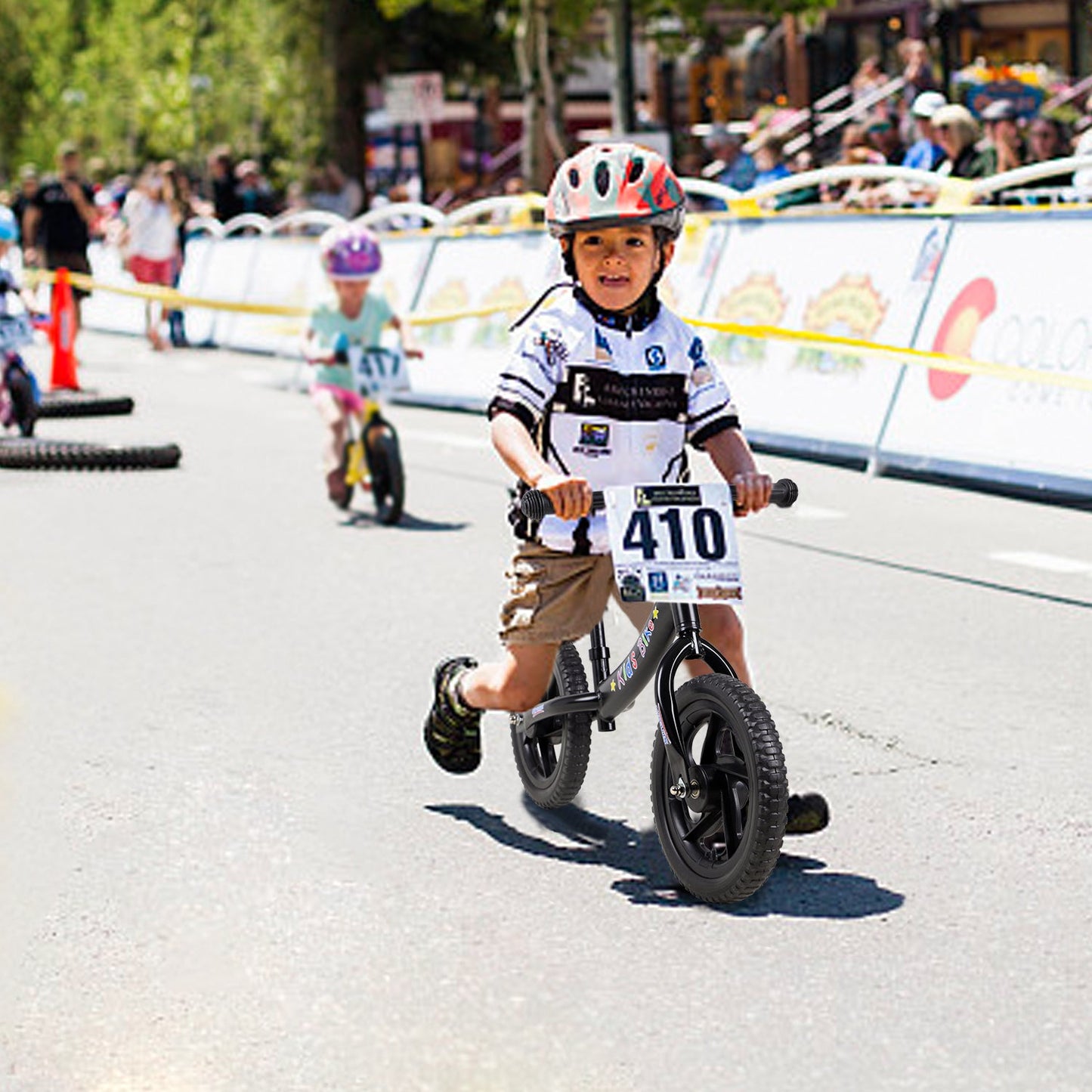 Birtech 12" Kids Balance Bike with Adjustable Handlebar