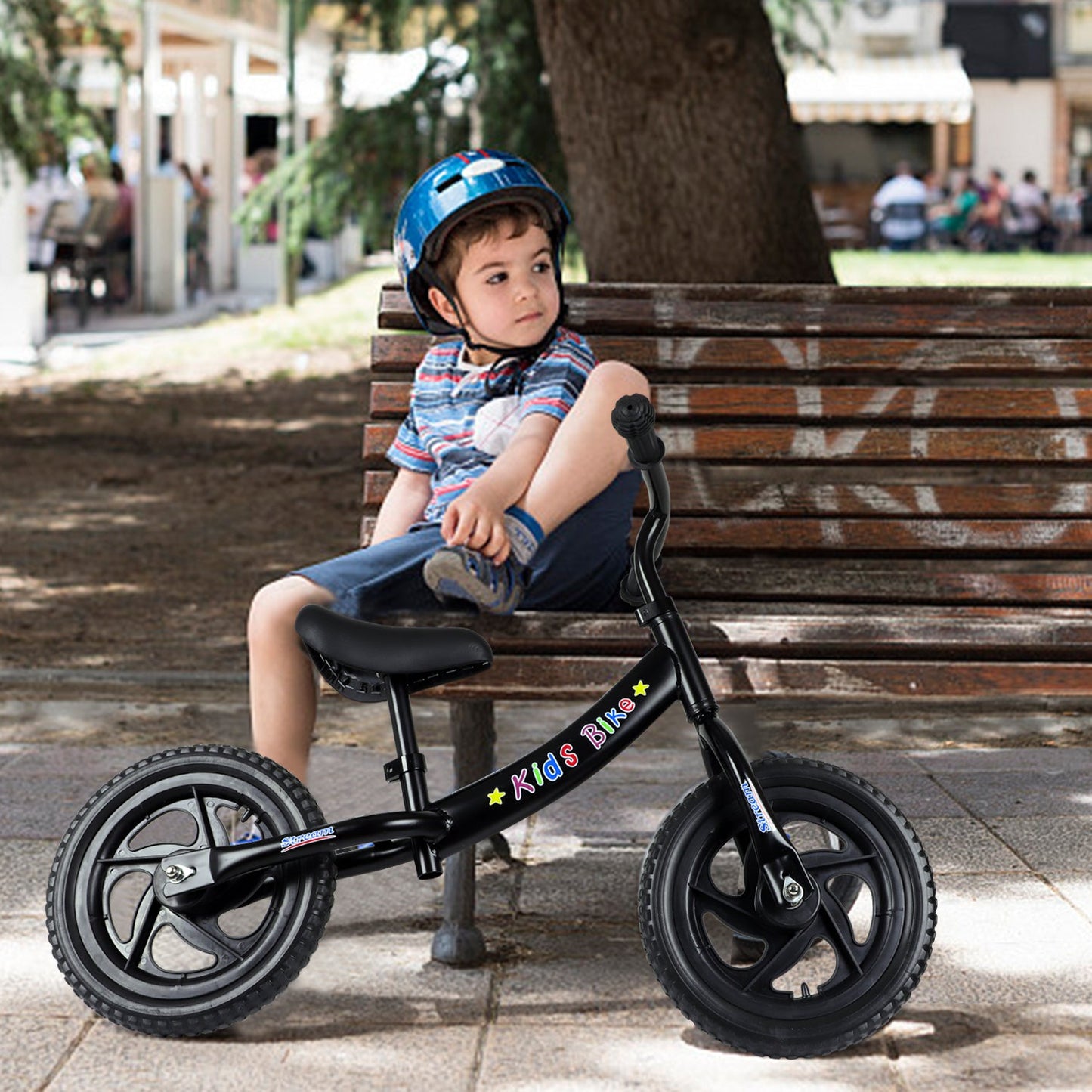 Birtech 12" Kids Balance Bike with Adjustable Handlebar